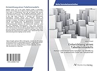 Entwicklung Eines Tabellenmodells 3639851706 Book Cover