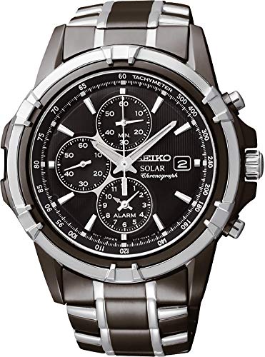 セイコー Seiko Men's SSC143 Stainless Steel Solar Watch with Link Bracelet 男性 メンズ 腕時計 【並行輸入品】