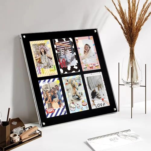 HIYQIN 30 adesivos para bordas fotográficas – adoráveis mini adesivos de filme fotográfico compatíve