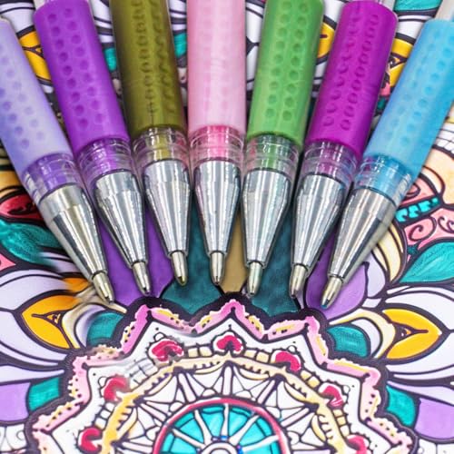 Cewei CW-6103 Glitter Gel Pens For Adult Coloring Books thumb #3