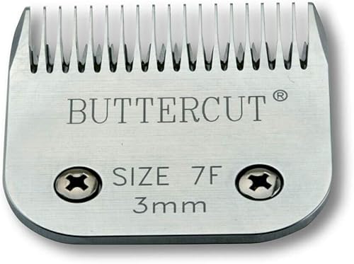 Miniatura 1 de Geib Buttercut Cuchilla cortadora de perro de acero inoxidable, tamaño 7F, longitud de corte de 18 pulgadas