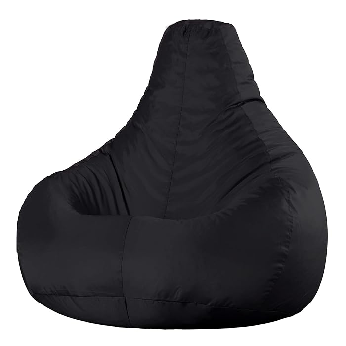 Buy Bean Bag Bazaar Recliner Gaming Bean Bag Chair, Black, Large Indoor