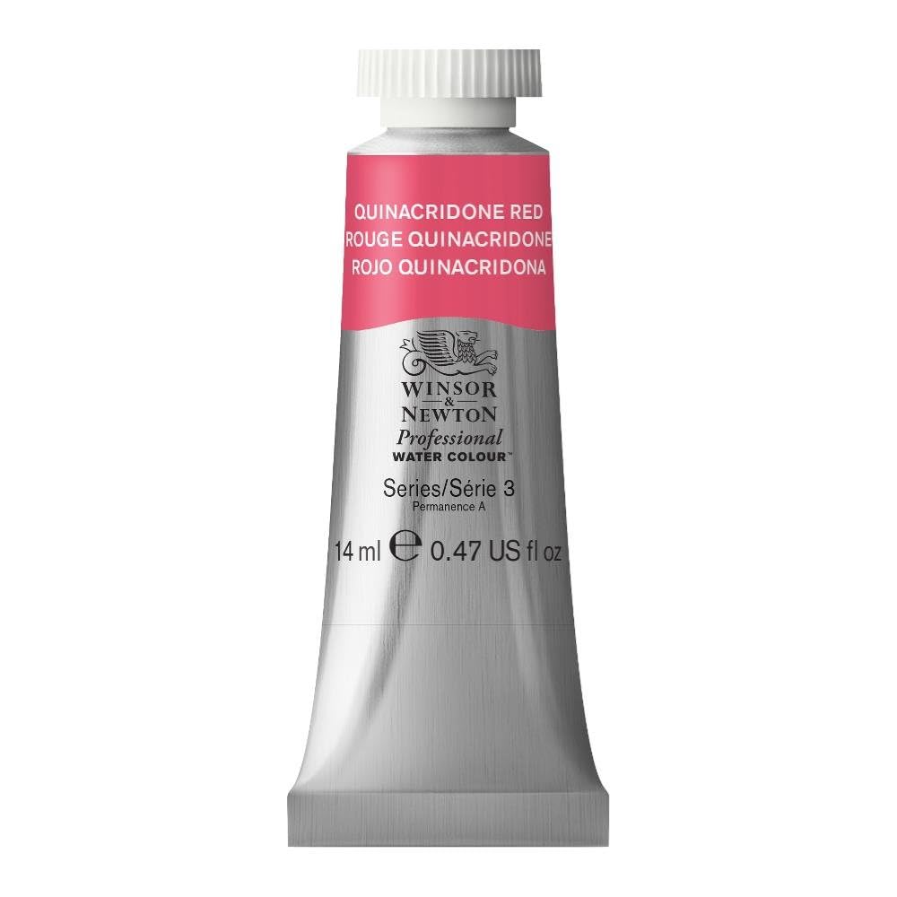 Winsor & Newton 14 ml Tube Professional Water Colour Paint, Quinac Red