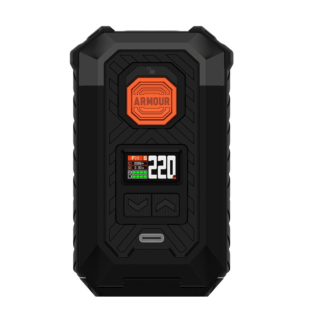 Vaporesso ARMOUR MAX Mod | 220W Box Mod Works with Itank 2 Atomizer/Z sub ohn Tank/ 510 Thread Atomizer E-Cigarette Vaporizer (Negro)