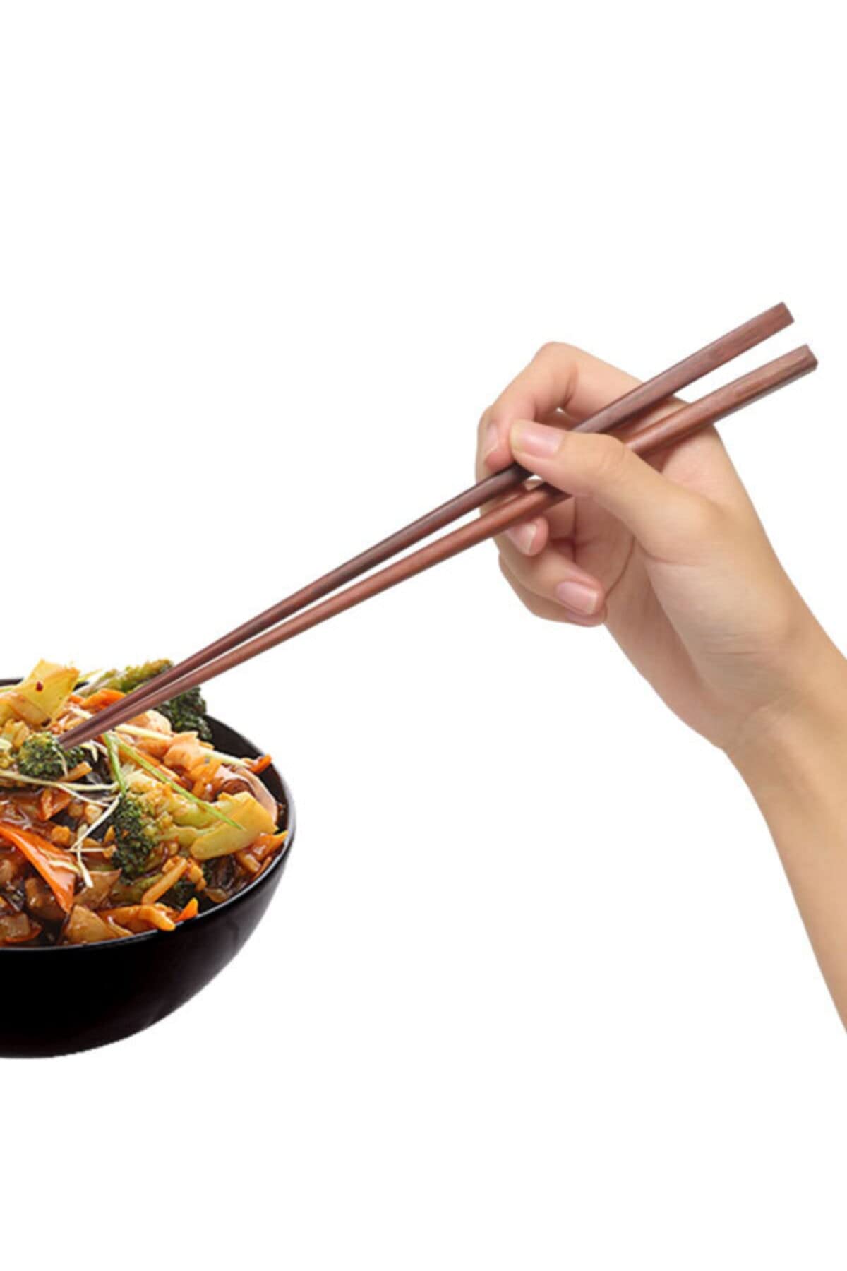 Mobee Uzun Ömürlü Chopsticks - 10 Set Çin Yemeği Çubukları