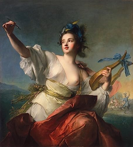 Toile SERENDIPITP Terpsichore Muse de la danse Nattier 50x70