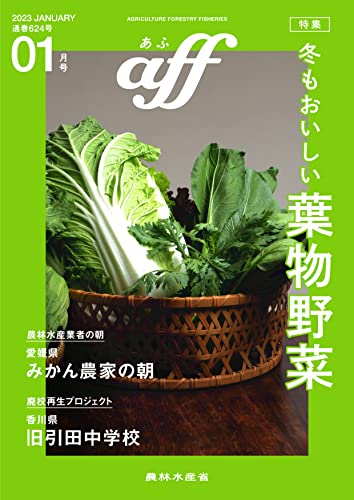 aff(あふ) 2023年1月号 特集:冬もおいしい葉物野菜