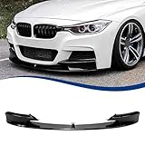 XPHAZZ Front Lip Compatible with 3-Series Sedan M-Sport Package (Gloss Black, 2012-2018 F30)