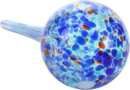 Trenton Gifts 6-Pack Plant Watering Globes - Self Watering Bulbs for Indoor & Outdoor Plants - Hand-Blown & Colorful Water Globes - Aqua Globes for Plants - Measures 6\" L x 2.5\" D. 150ml
