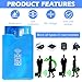 RFID Blocking Card Sleeves Set, Identity Theft Protection Secure Sleeves Set, Credit Card Protector RFID Blocking Sleeve, Waterproof Aluminum Foil Slim Design (6 Color, Each Color 2 Pair) (12)