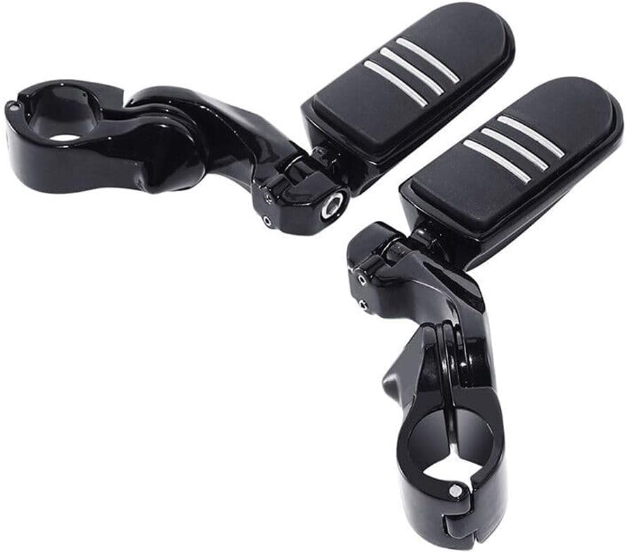 Dull Black Highway Engine Crash Bar Footpegs Steel Tubing Front 49050-09A and Exchange,Strict QC