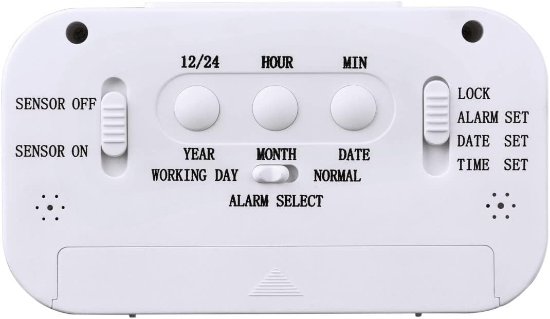 Hama "RC 660" Radio Alarm Clock, White
