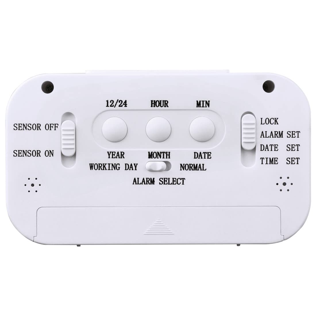 Hama Orologio digitale RC 660, plastica, bianco, M