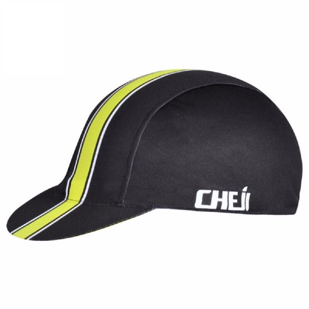 Riding Hats Men Cycling Bike Bicycle Cap Outdoors Breathable Anti Sweat Sun Proof Cycling Cap Black Yellow