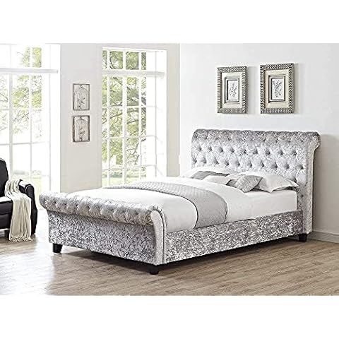 Chesterfield Sleigh King Size Bed Frame Cover