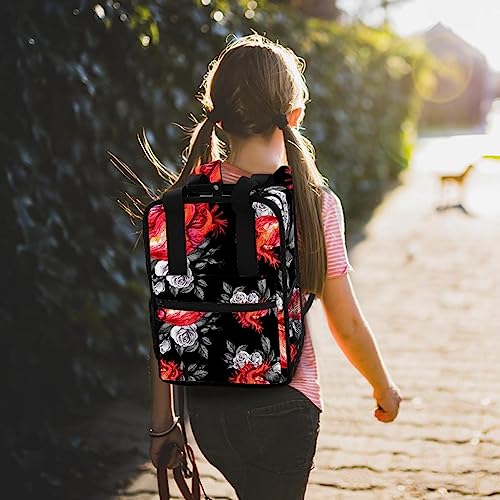 Cartable coeur multicolore pour filles et garçons | Sac à dos école réglable - 7