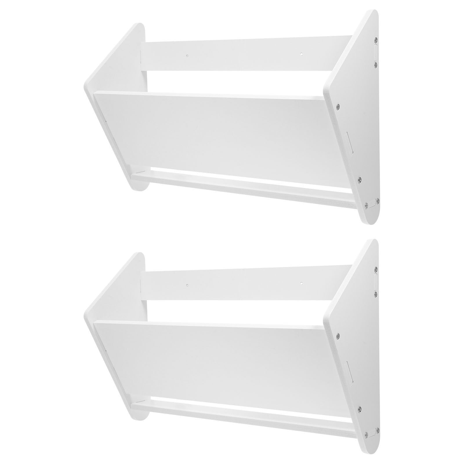 Wandmontiertes Schuhregal 2 Stück 40cm Breite Schmale Schuhablage mit Rutschfestem Design für Hausschuhe im Eingangsbereich und Schlafzimmer