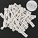 Wave Perm Rods Set for Women and Girls, 50 Pieces Hairdressing Tool Sticks, and Elastic, Ideal for All Curly Hair, Easy to Use