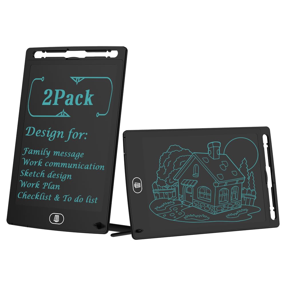 2 Pack TIQUS 8 5 Inch LCD Writing Tablet Pad Check List Memorandum to Do List for Using
