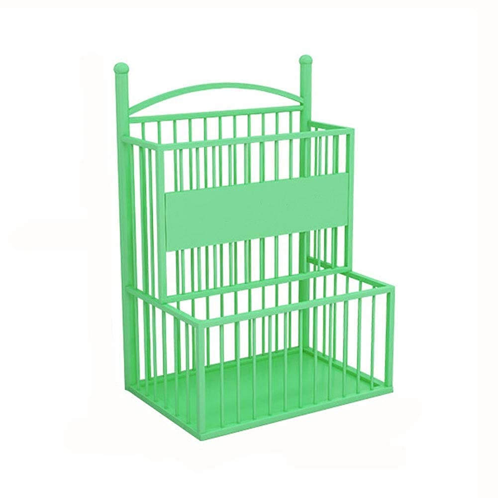 TAIYUESHAN Umbrella Stand Umbrella Stand Metal Home Hotel Hollow Bucket Waterproof and Rust-Proof Storage Rack