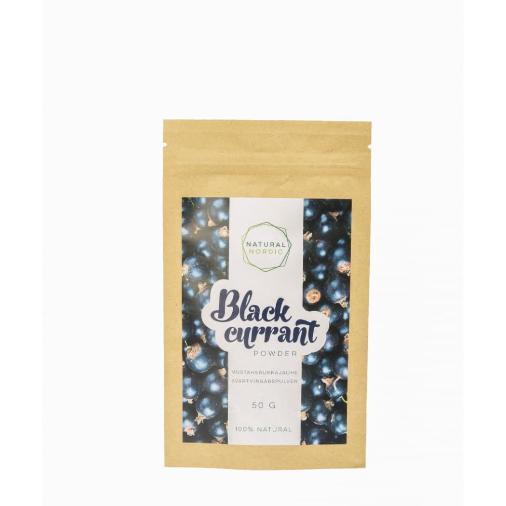 Natural Nordic Blackcurrant Powder 100 g