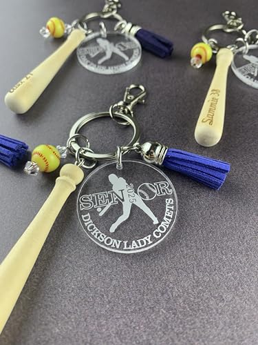 Softball Senior Gifts, Softball Senior Keychain, Softball Senior Night Gift, Softball Keychain, Softball Gifts, Softball Team Gift3