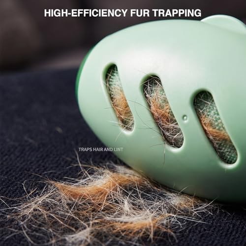Image of Portable Lint Roller for Pet Hair - Reusable Dog & Cat Fur Remover, Compact Travel-Friendly Hair Remover for Clothes, Furniture & Car Interiors