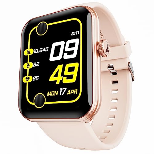 Image of Boat Xtend Plus Smart Watch w / 1.78 inch (4.5 cm) AMOLED Display, Coins, Advanced BT Calling, 100+ Sports Mode, Always On Display, HR & SP02 Monitoring & Stress Monitoring(Rose Pink)