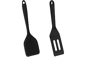 2-Piece Mini Silicone Spatula: Heat Resistant Cooking & Baking Spatulas