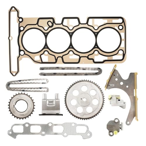 Image of KAC 30PCS Engine Cylinder Head Gasket Set for 2007-2011 Canyon 2.9L DOHC, 2007-2011 Colorado 2.9L DOHC, 2007-2008 i-290 Head Gasket with Engine Timing Kit Bolt OEM#HS26389PT, ES71334