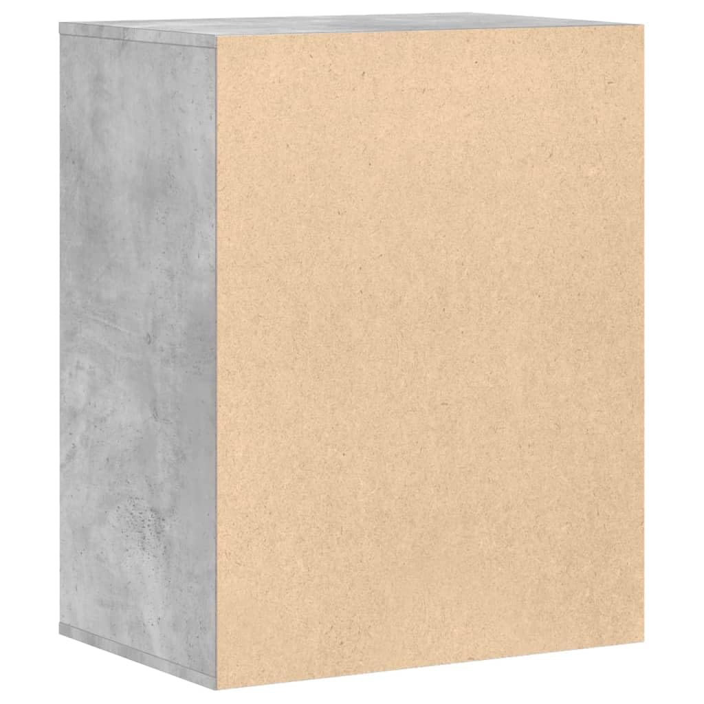 ShGaxin Komoda narożna z drewna betonowego, szara, 60 x 41 x 76 cm, wygodna sypialnia, meble do sypialni, komoda na szafę, szuflady do sypialni, komody i szuflady - 852873