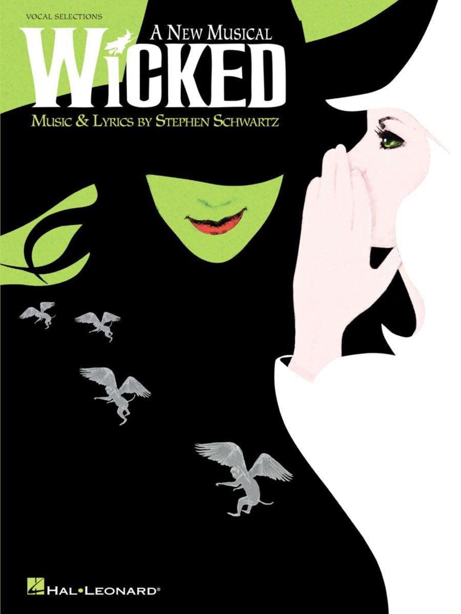A New Musical Wicked Music and Lyrics by Stephen Schwartz | Musical Theatre Vocal Sheet Music for Singers with Piano Accompaniment | Broadway Songs Including Defying Gravity Popular and Good