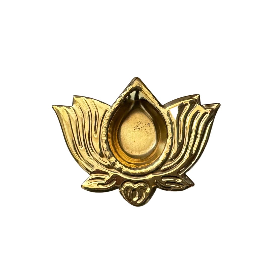 CraftVatika Brass Diya Lotus Shape Diya Set of 1 for Home House Decoration Diwali Decoration Table Decor Items Return Gift (B0D4V86L58) Amazon Price History, Amazon Price Tracker