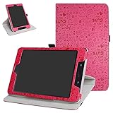 ZenPad Z8s ZT582KL / Z8 ZT582KL-VZ1 Rotating Case,Mama Mouth 360 Degree Rotary Stand with Cute Pattern Cover for 7.9' Asus ZenPad Z8s ZT582KL / Z8 ZT582KL-VZ1 Android 7.0 Tablet,Rose Red