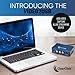ClearClick Video to USB 1080P Audio Video Capture & Live Streaming Device - Input HDMI, AV, RCA, S-Video, VCR, VHS, Camcorder, Video8, Hi8, DVD, Gaming Systems - USB-C Plug & Play
