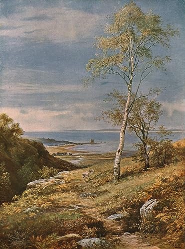 Tableau Macwhirter l'automne sur l'île d'Arran impression sur toile 60x90cm