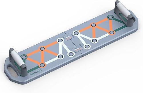 NALIKANG Tabla de empuje, barra de empuje plegable multifunción portátil, asas de flexión, equipo de entrenamiento de fuerza para hombres y mujeres.