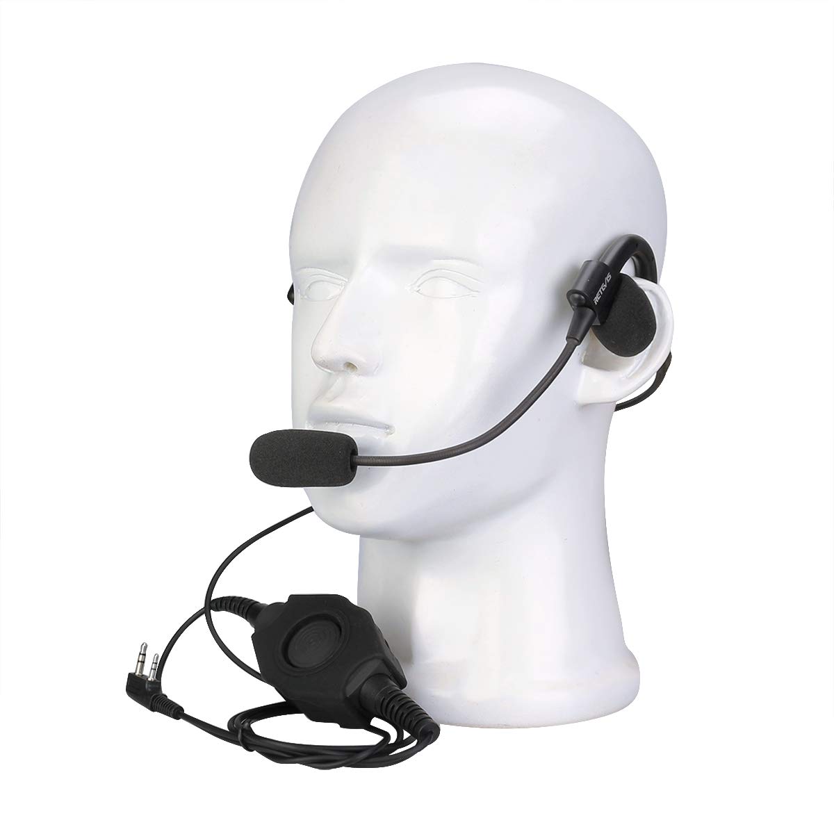 Kep 14DS D-Shape Portofoon Headset S3 2-Pins - EXTRA DEGELIJK Kep 14DS D-Shape Portofoon Headset S3 2-Pins - EXTRA DEGELIJK