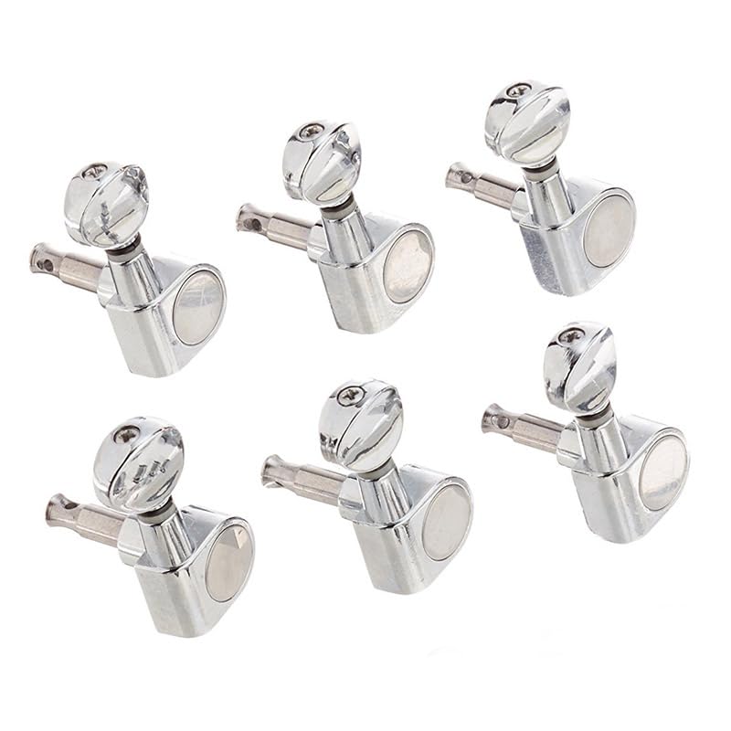 Guitar Part for 6pcs 6R Guitar Tuning Pegs Tuners Machine S for Fender Replacement