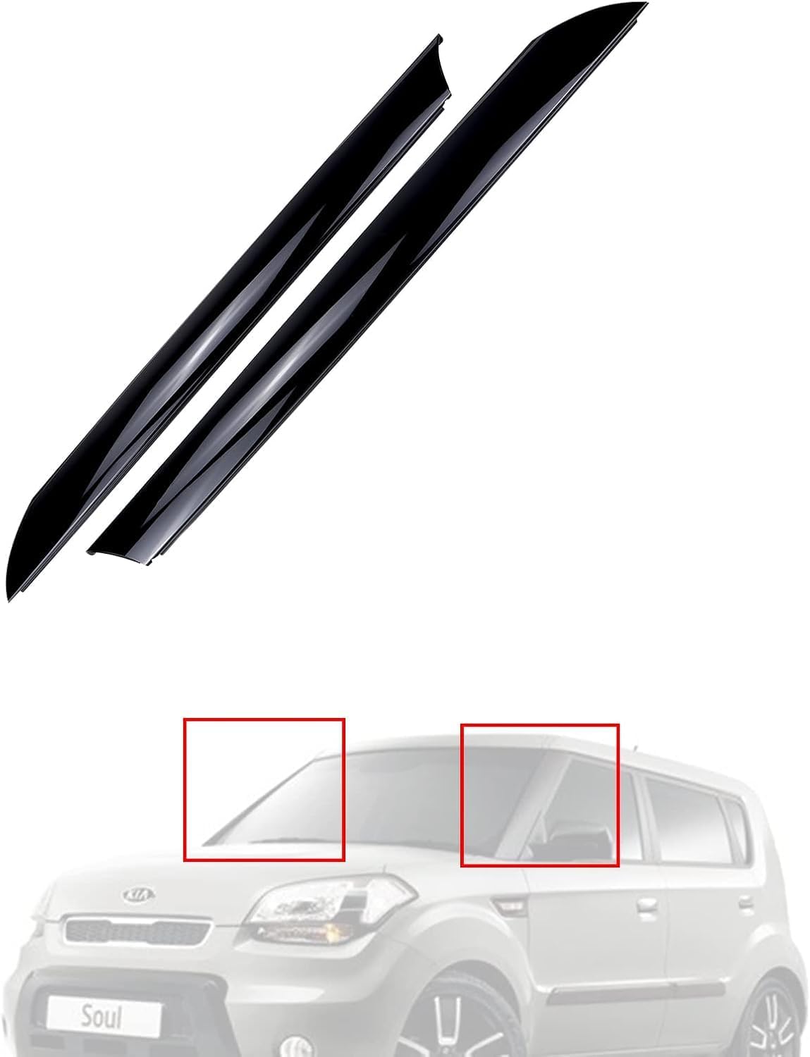 Premium Windshield Molding Kit – Universal Fit for Auto Glass, Weatherproof Trim & Durable Adhesive Seal for Secure Installation