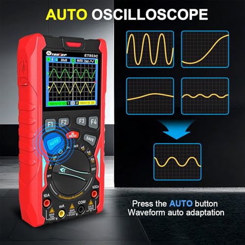 Oscilloscope multimètre combiné portable pour acquisition de milliers de données de test - 6