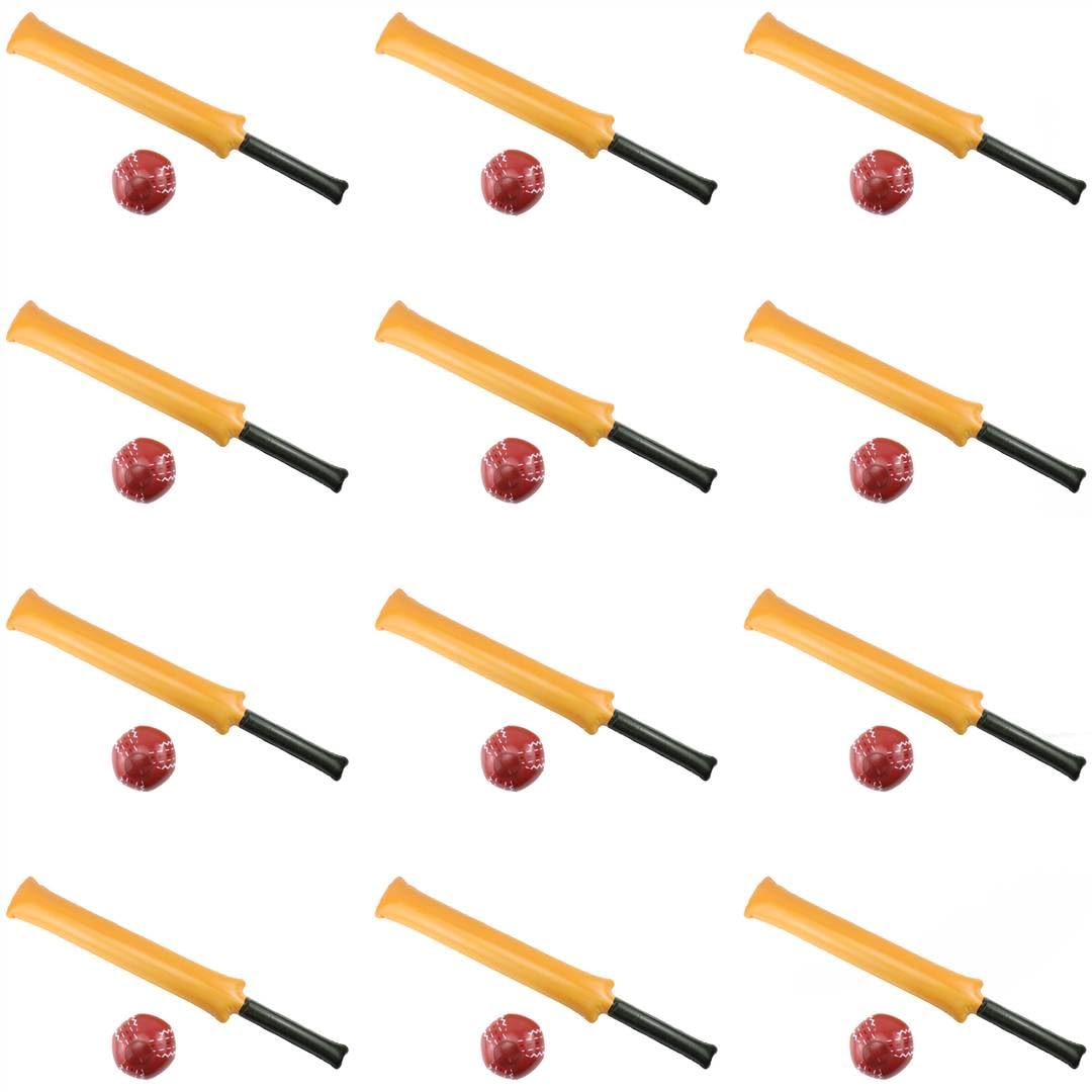 Adults Inflatable Cricket Bat and Inflatable Cricket Ball Sport Supporter
