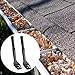 Lanties 2 Pcs Gutter Cleaning Spoon Scoop Plastic Gutter Cleaner Attachments Shovel Tool Cleaning Shovel Removing Leaves Debris from Roofs Ground Hard to Reach Areas Driveway Cleaner Tools
