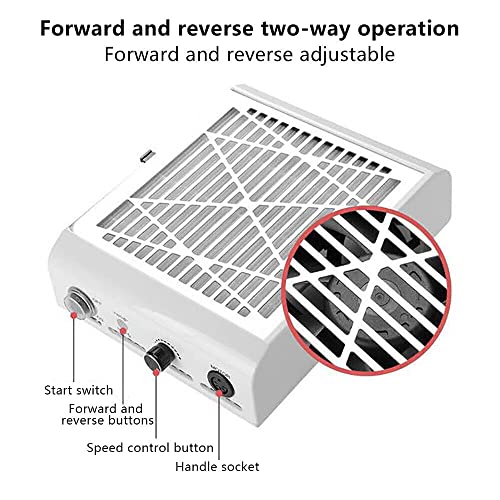 35000 giri/min, fresa per unghie, 80 W, raccogli