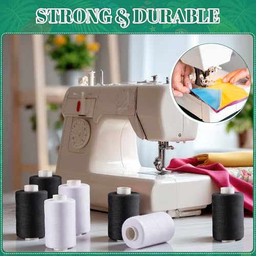 Hilo de coser poliéster 50 piezas 1000 yardas cada una miniatura 4