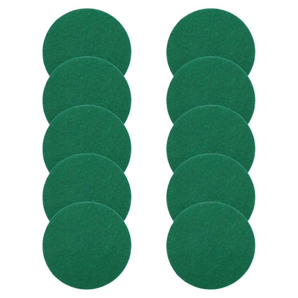 SUPVOX 10pezzi Dischi Da Hockey in Feltro Resistente Di Cuscinetti Autoadesivi Accessori Per Gioco Da Hockey Da Tavolo Protezioni Di Ricambio Per Spingitori Per Feste in Famiglia e Intrat