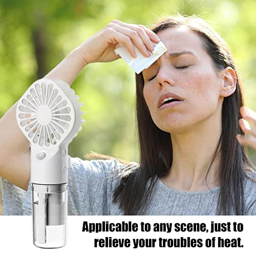 refroidissement à eau - Humidificateur d'air portable - Camping Gear Fan Spray Humidificateur d'air Petit ventilateur avec 4 vitesses – Image 4