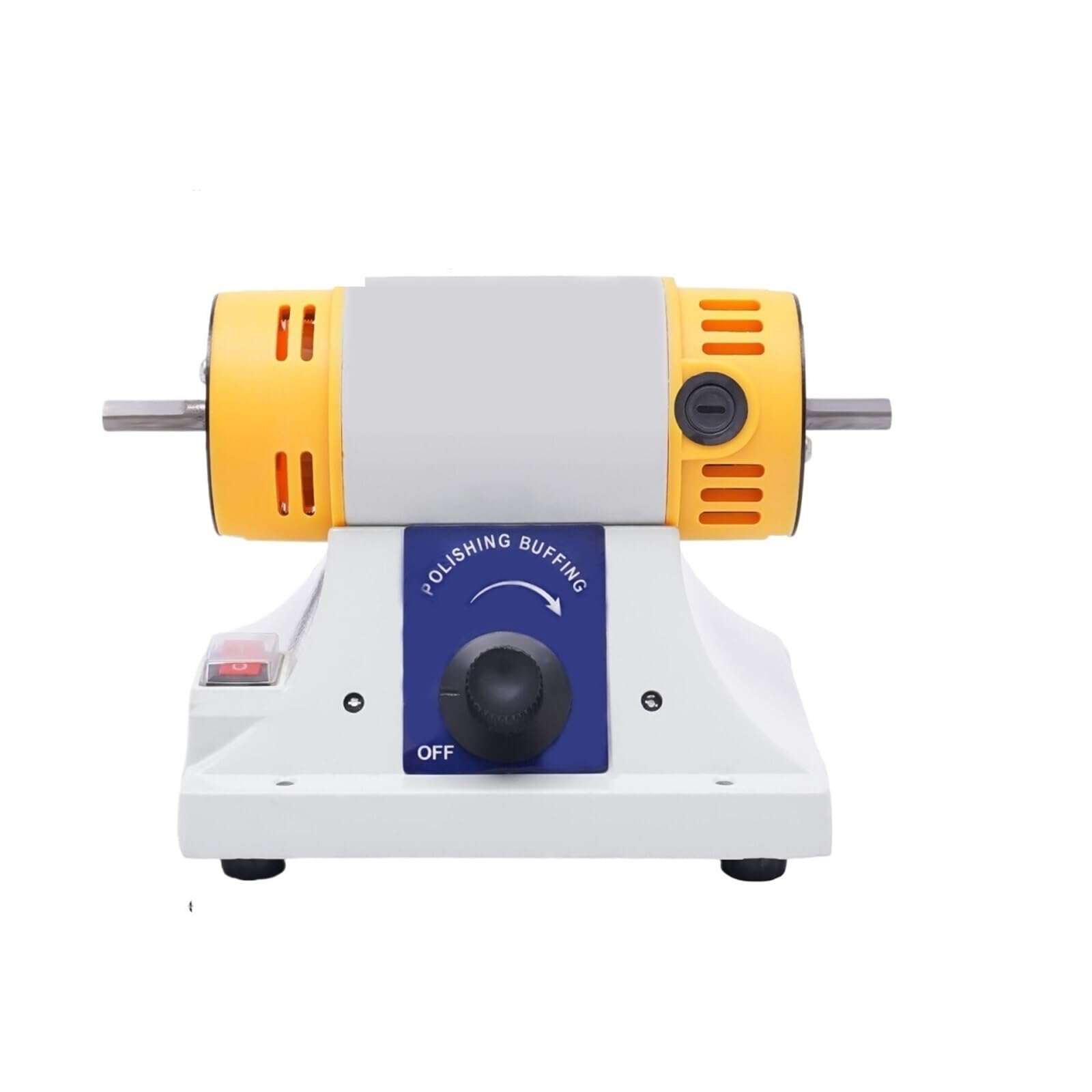 JVDDI Jewelry Polishing Buffing Machine, Mini Bench Grinder, Gemstone Polisher Grinding, 200W, Grinding Lathe Sander Polishing Machine