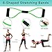 Bandas resistencia elástica de fitness Kit banda entrenamiento hombres y mujeres 5...