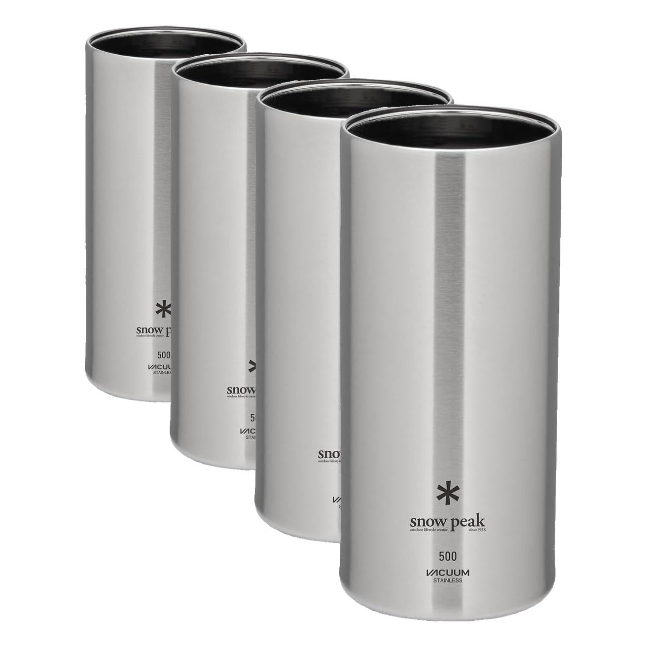 Amazon | スノーピーク(snow peak) 缶クーラー500 TW-505 one (× 4